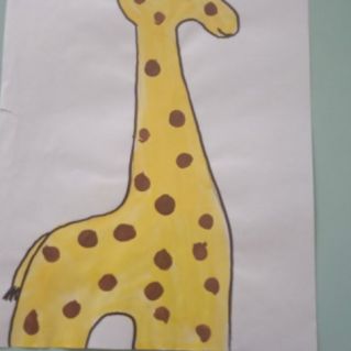 Пятнышки для жирафа