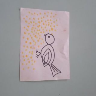 Угощение для воробышек