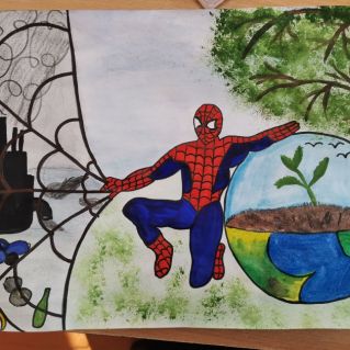 Супергерой на защите планеты