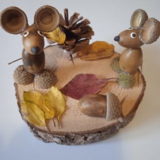 Мыши на полянке