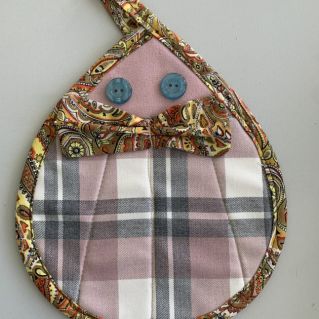 Прихватка из ситца