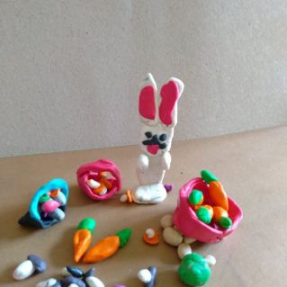 Осенние запасы зайчика