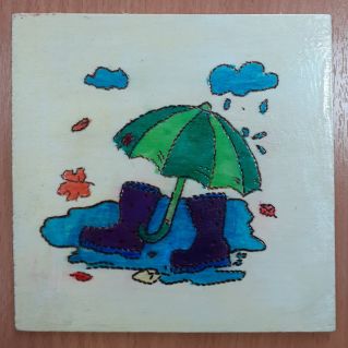 "Осень бродит по лужам"