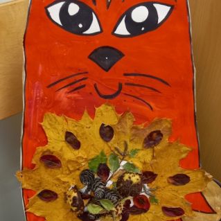 Кот - хранитель даров Осени