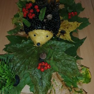 "Ёжик готовится к зиме"