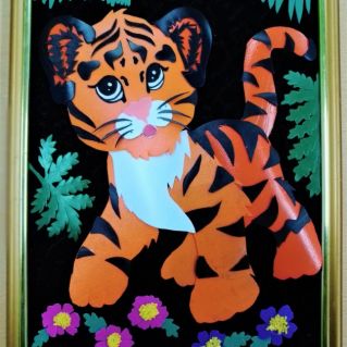 Панно "Тигрёнок"