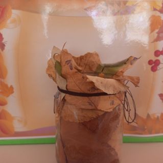 "Осенний подсвечник"