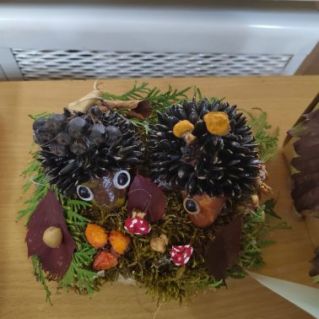 Осенние ежики