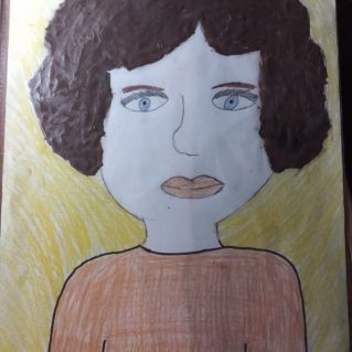 Аппликация "Моя мама"