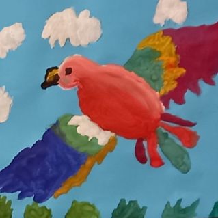 Летящий попугай
