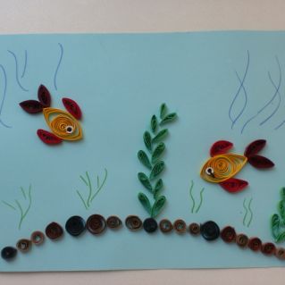 Рыбки в пруду