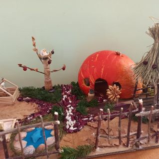 Грустит осенний сад