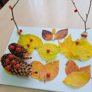 "Ёжики на лесной полянке"