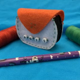 Чехол для наушников из фетра