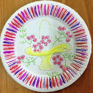 Панно "Праздничная корзинка"