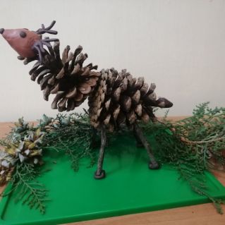 Лесной олень