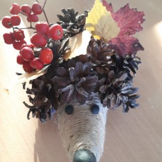 Ёжик на прогулке