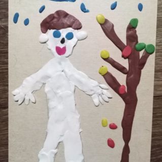 Аппликация "Красота осенней природы"