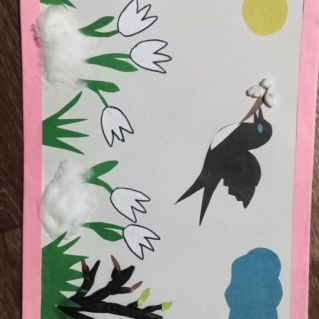 Аппликация "Красота природы"