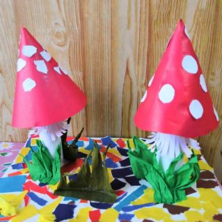 Коллективная работа-мухоморы