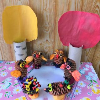 коллективная работа-  лесной хоровод