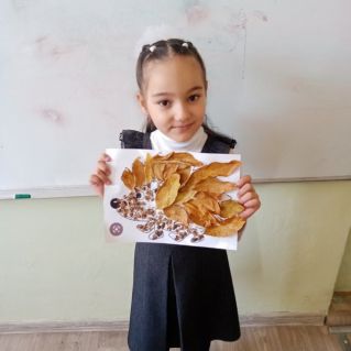 Аппликация "Ежик"