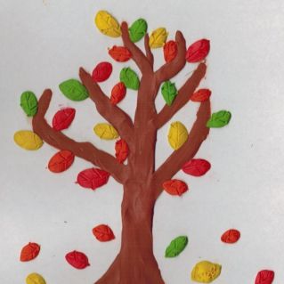 Осеннее дерево.