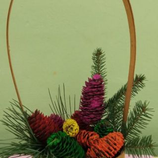 Корзина с цветами