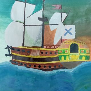 Корабль Петра 1