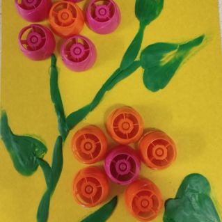 "Цветочки в саду"