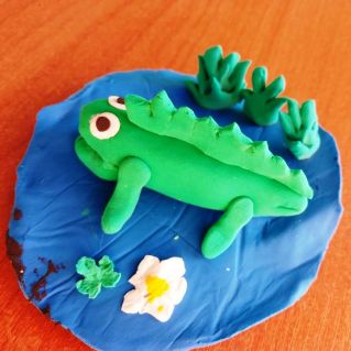 Крокодил на отдыхе