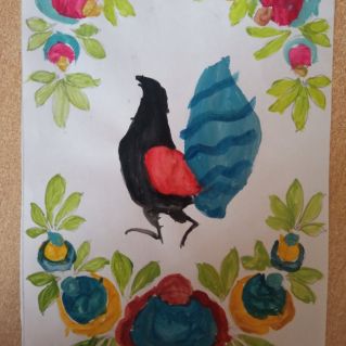 По мотивам Городецкой росписи