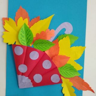 Аппликация "Осеннее настроение"