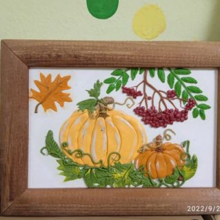 Тыквы осенью