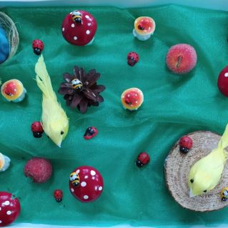 На лесной полянке