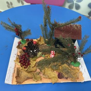 «Домик в осеннем лесу»