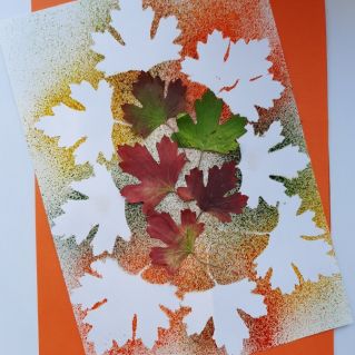 Аппликация "Листопад"