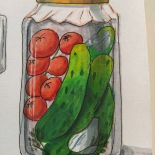 Баночка с соленьями