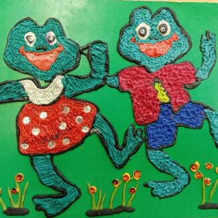 "Танец весёлых лягушат"