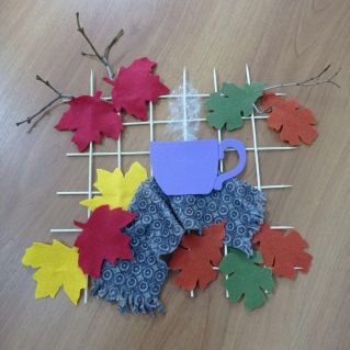 "Осеннее настроение" панно на стену