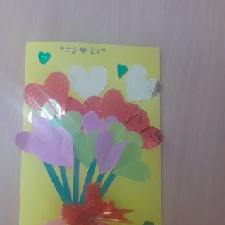 Открытка для мамы.