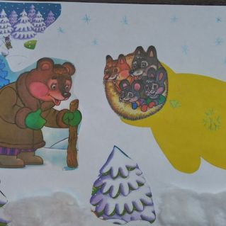 Русская народная сказка "Рукавичка"