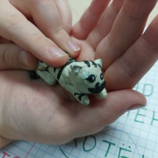 Котёнок Пусик в гостях у логопеда