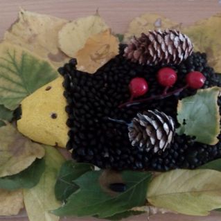 "Ёжик в осеннем лесу"