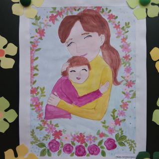 Рисунок "Мамы ласковые руки"