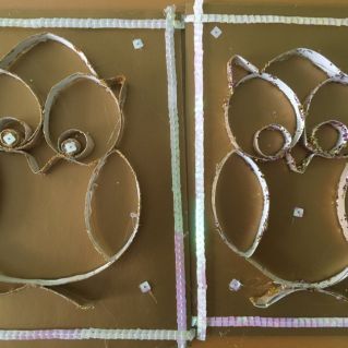 Совушки (из бросового материала)