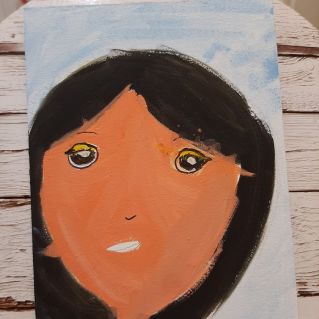 Мамочка моя. (Холст, акрил)