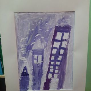 "Фиолетовое настроение-дворец из мороженного"