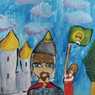 Портрет ко Дню памяти А. Невского