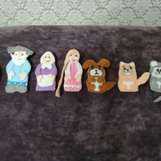 Репка из фетра